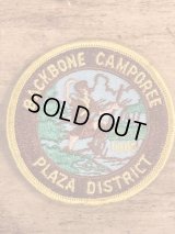 Backbone Camporee Plaza District BSA Patch　ボーイスカウト　ビンテージ　ワッペン　パッチ　60年代