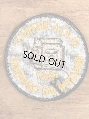 60’sのボーイスカウトのヴィンテージの刺繡パッチ