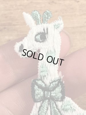 70年代頃のキリンのビンテージの刺繡ワッペン