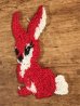 70’sのウサギのヴィンテージの刺繡パッチ