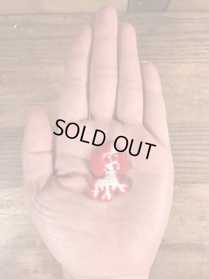 70年代頃の子犬のビンテージの刺繡ワッペン