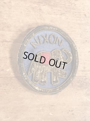 60〜70年代頃のニクソン大統領のビンテージのワッペン