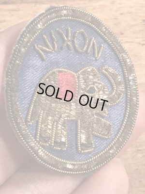 60〜70年代頃のニクソン大統領のビンテージのワッペン