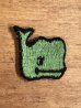 70年代頃のクジラのビンテージの刺繡ワッペン