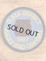 Plaza District Rugged Road Camporee BSA Patch　ボーイスカウト　ビンテージ　ワッペン　パッチ　60年代