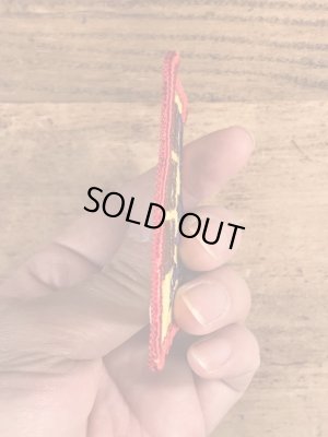 70年代頃のメッセージが書かれたビンテージの刺繡ワッペン