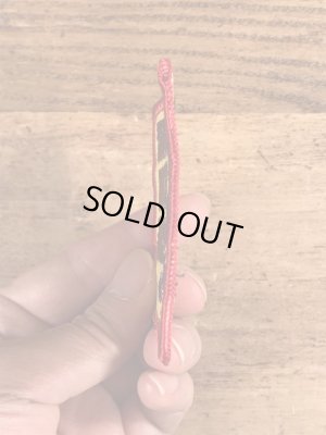 70年代頃のメッセージが書かれたビンテージの刺繡ワッペン