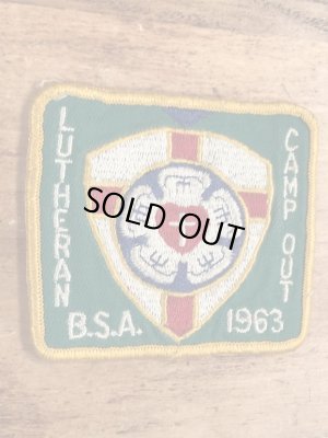 60年代頃のボーイスカウトのビンテージの刺繡ワッペン