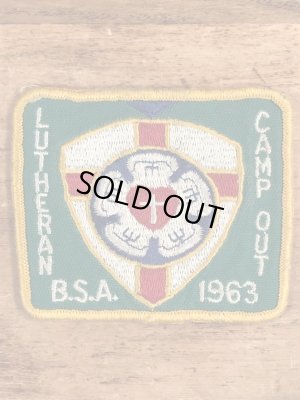 60年代頃のボーイスカウトのビンテージの刺繡ワッペン