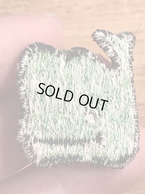 70’sのクジラのヴィンテージの刺繡パッチ