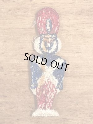 70’sの兵隊さんのヴィンテージの刺繡パッチ