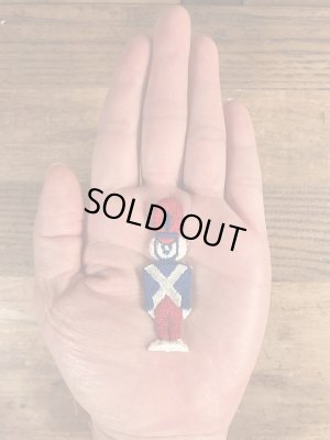 70年代頃の兵隊さんのビンテージの刺繡ワッペン