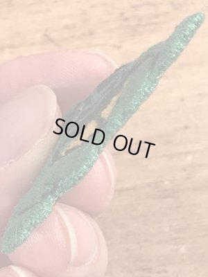 70’sの蛙のヴィンテージの刺繡パッチ