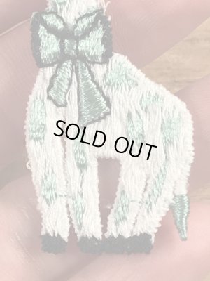 70’sのキリンのヴィンテージの刺繡パッチ