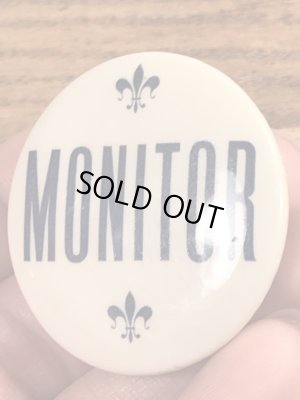 〜40’s頃のMonitorと書かれたヴィンテージの缶バッチ