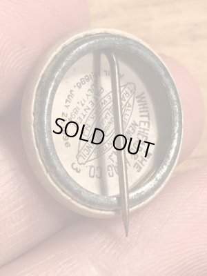 1900’s頃のアメリカの共済組合のヴィンテージの缶バッジ