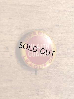 30年代頃の企業物のビンテージの缶バッジ