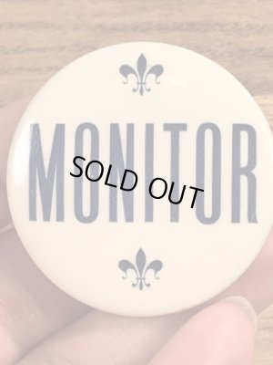 〜40年代頃のMonitorと書かれたビンテージの缶バッジ