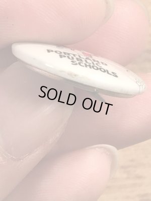 40’s頃の歯科衛生スクールのヴィンテージの缶バッジ