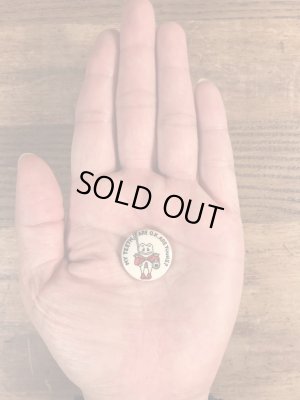 40年代頃の歯科衛生スクールのビンテージの缶バッジ