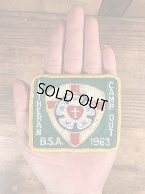 60年代頃のボーイスカウトのビンテージの刺繡ワッペン