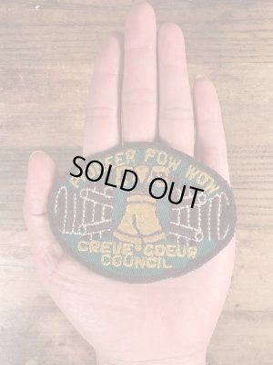 50年代頃のボーイスカウトのビンテージの刺繡ワッペン