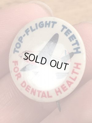 40’s頃の公衆衛生スクールのヴィンテージの缶バッチ