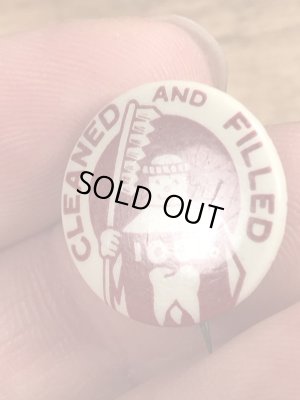 40’s頃のDental Public Healthのヴィンテージの缶バッチ