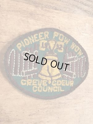 50年代頃のボーイスカウトのビンテージの刺繡ワッペン