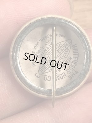 1900’s頃のアメリカの共済組合のヴィンテージの缶バッジ