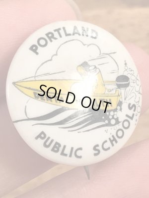 40年代頃の歯科衛生スクールのビンテージの缶バッジ