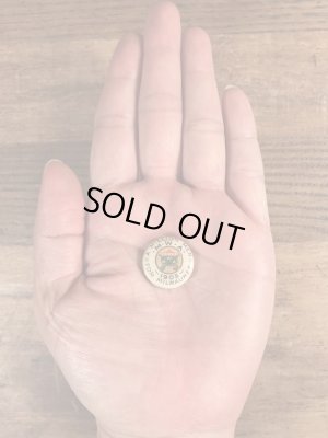 1900年代頃のアメリカの共済組合のビンテージの缶バッチ