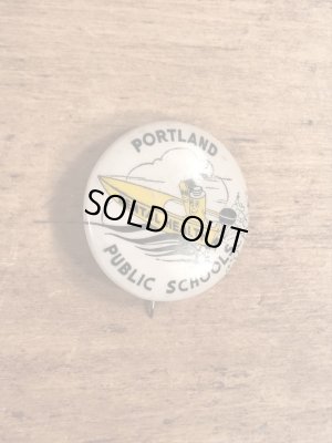 40年代頃の歯科衛生スクールのビンテージの缶バッジ