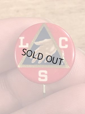 〜30年代頃の慈善社会のビンテージの缶バッチ