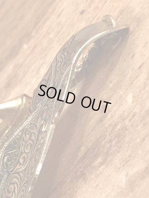 50年代頃のアールデコ調のハイヒールのチャームが付いたビンテージのシューホーン