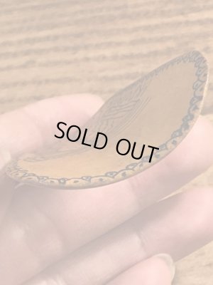 50’s頃のハンドペイントのウッド製のヴィンテージの靴ベラ