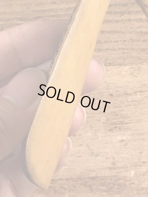 50’s頃のハンドペイントのウッド製のヴィンテージの靴ベラ