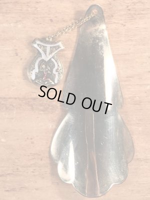 50’s頃のマタドールが描かれたアールデコ調のヴィンテージの靴ベラ