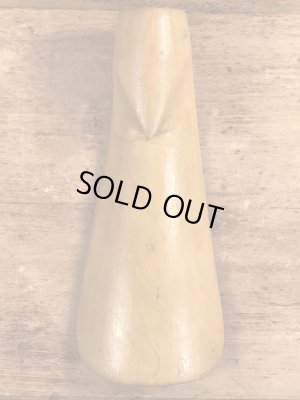 50’s頃のハンドペイントのウッド製のヴィンテージの靴ベラ