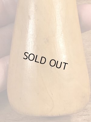 50’s頃のハンドペイントのウッド製のヴィンテージの靴ベラ