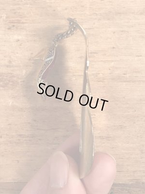 50年代頃のアールデコ調のハイヒールのチャームが付いたビンテージのシューホーン