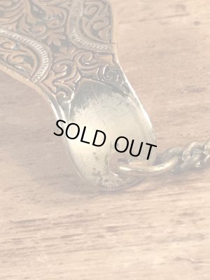 50年代頃のアールデコ調のハイヒールのチャームが付いたビンテージのシューホーン