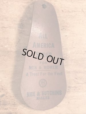 〜30年代頃の企業物のビンテージの靴ベラ