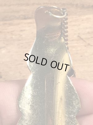 50年代頃のアールデコ調のハイヒールのチャームが付いたビンテージのシューホーン