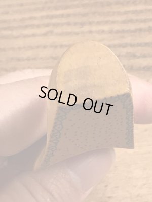 50年代頃のハンドペイントのウッド製のビンテージのシューホーン