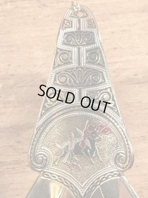 50年代頃のマタドールが描かれたアールデコ調のビンテージのシューホーン