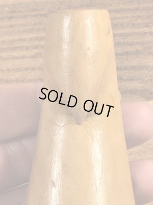 50年代頃のハンドペイントのウッド製のビンテージのシューホーン