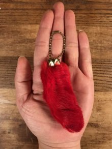 他の写真2: Rabbit Foot Lucky Charm Keychain　ラビットラッキーチャーム　ビンテージ　キーチェーン　USA　50年代