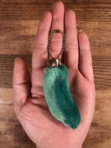 他の写真2: Rabbit Foot Lucky Charm Keychain　ラビットラッキーチャーム　ビンテージ　キーチェーン　USA　50年代