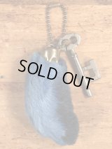 Rabbit Foot Lucky Charm Keychain　ラビットラッキーチャーム　ビンテージ　キーチェーン　USA　50年代